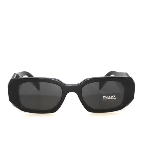 Prada SPR17WS 1AB5S0 Black Gray Dark Gray Sunglasses - Picture 2 of 3